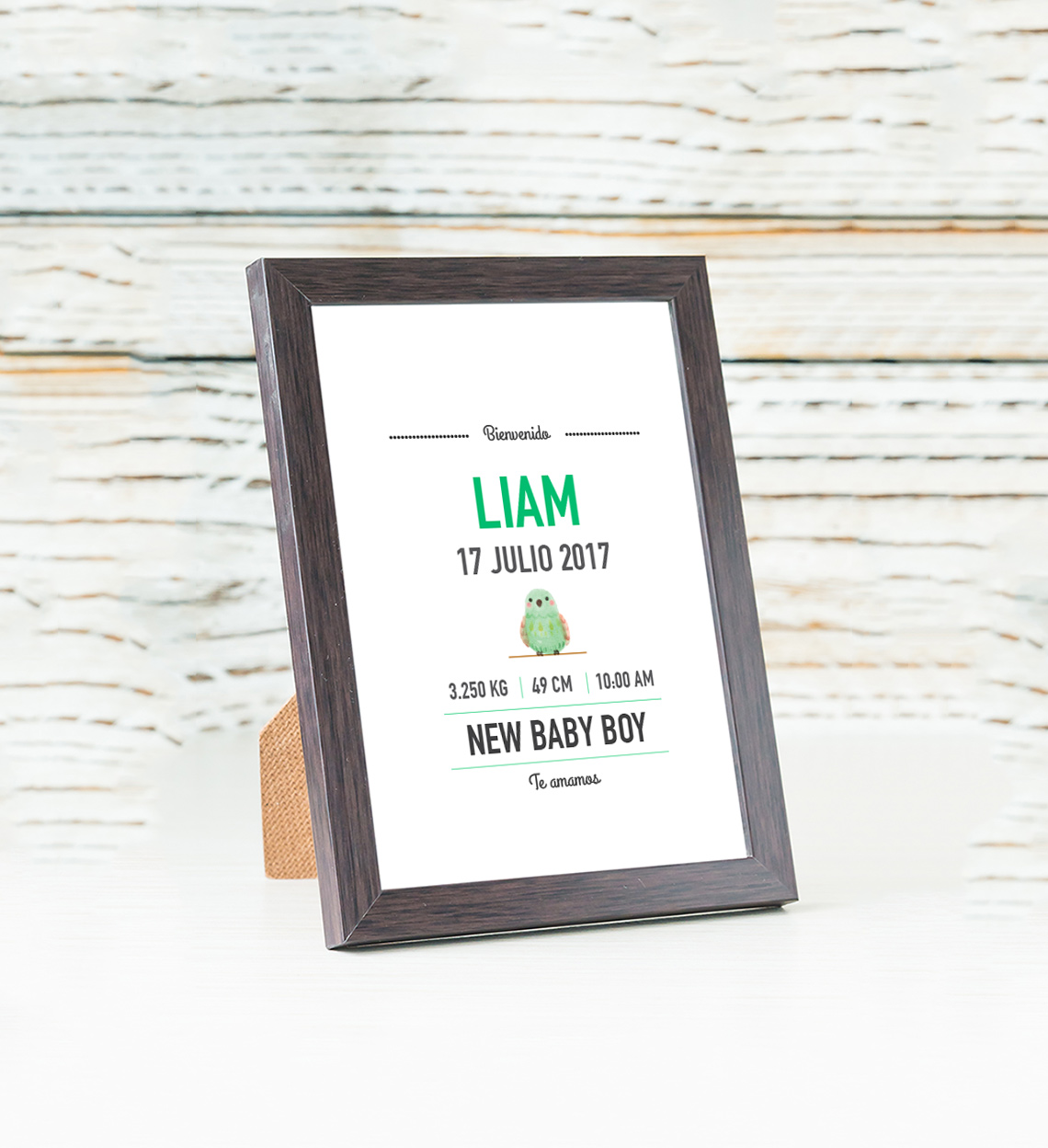 Banner Info Bebé Green Bird - Imagen 2