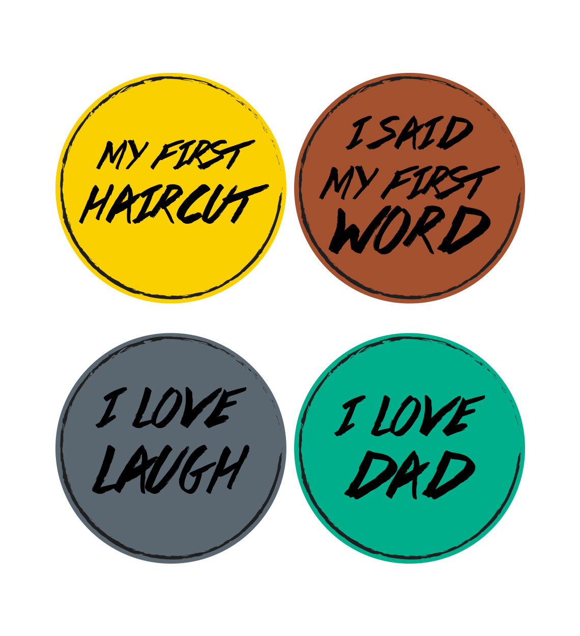 Diseño de Stickers Avance del Bebito - Imagen 2