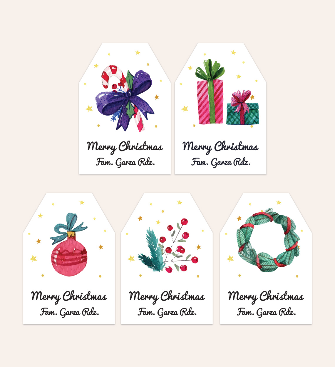 Etiquetas para Regalos Navidad Llegó a la Ciudad - Imagen 2