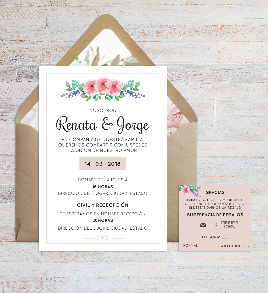 Invitación Boda