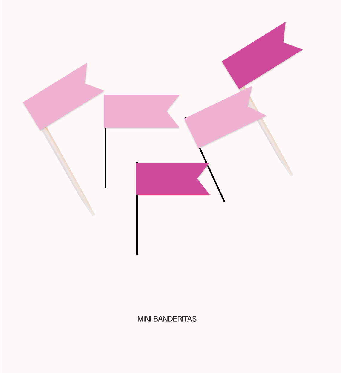 Kit Completo Fiesta Baby Shower Elefante Rosa - Imagen 4