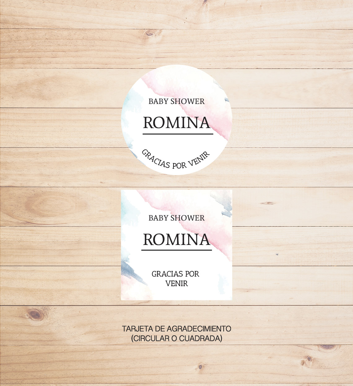 Kit Completo Fiesta Baby Shower Loreta - Imagen 7