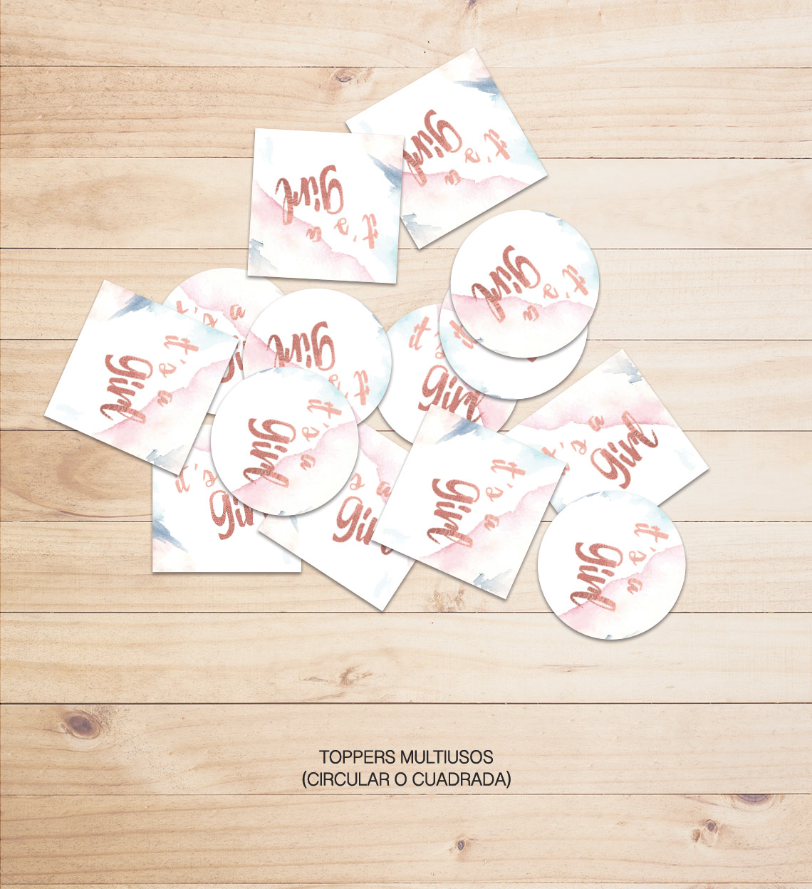 Kit Completo Fiesta Baby Shower Loreta - Imagen 8