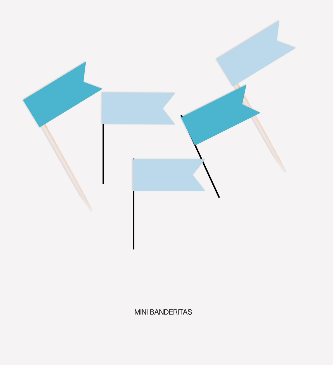 Kit Completo Fiesta Baby Shower Elefante Azul - Imagen 8