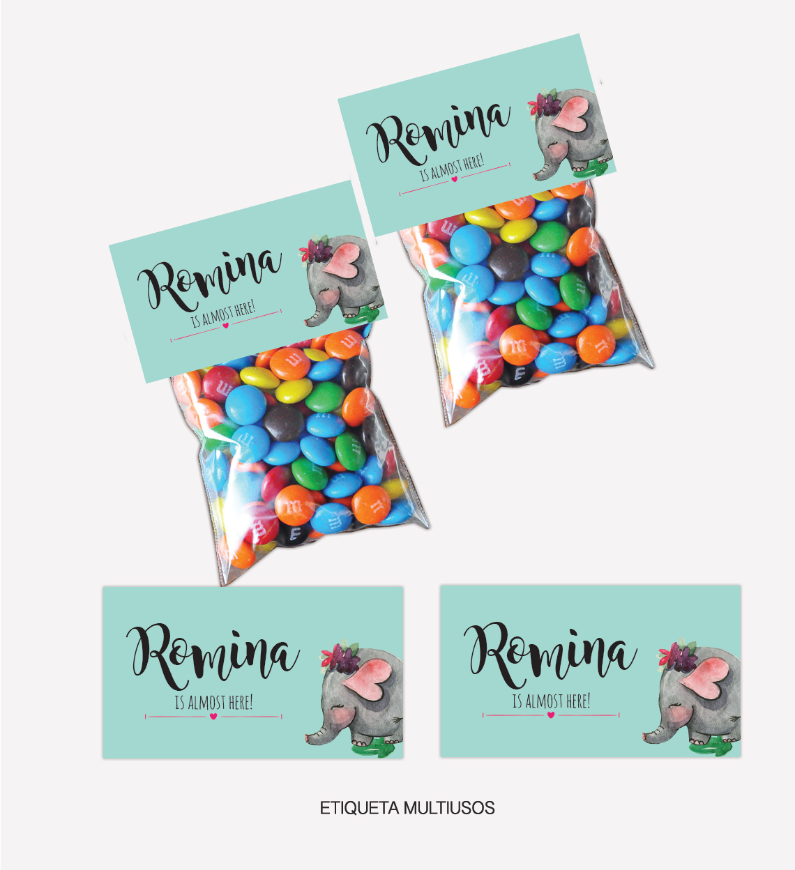 Kit Completo Fiesta Baby Shower Manny - Imagen 5