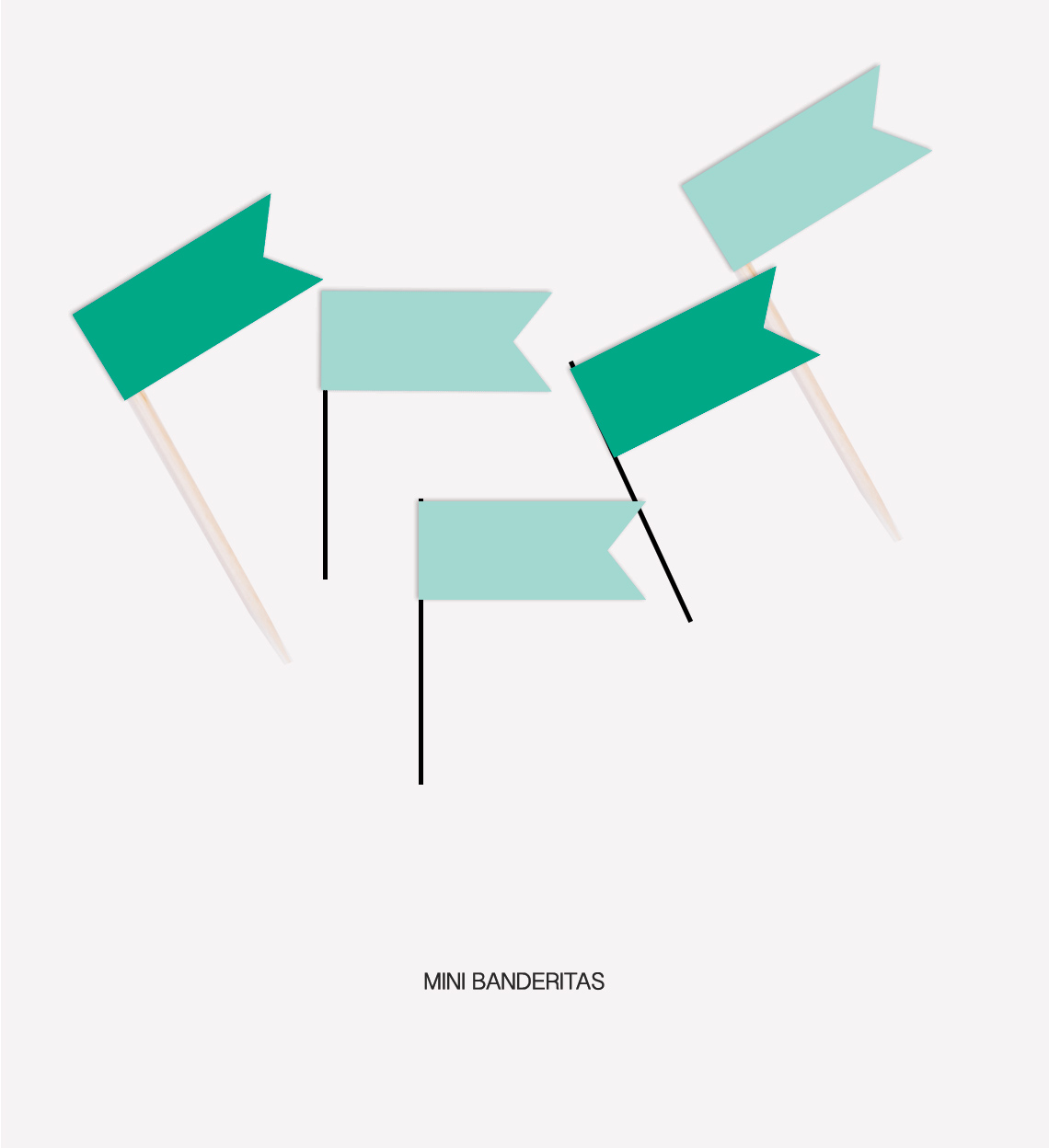 Kit Completo Fiesta Baby Shower Manny - Imagen 6