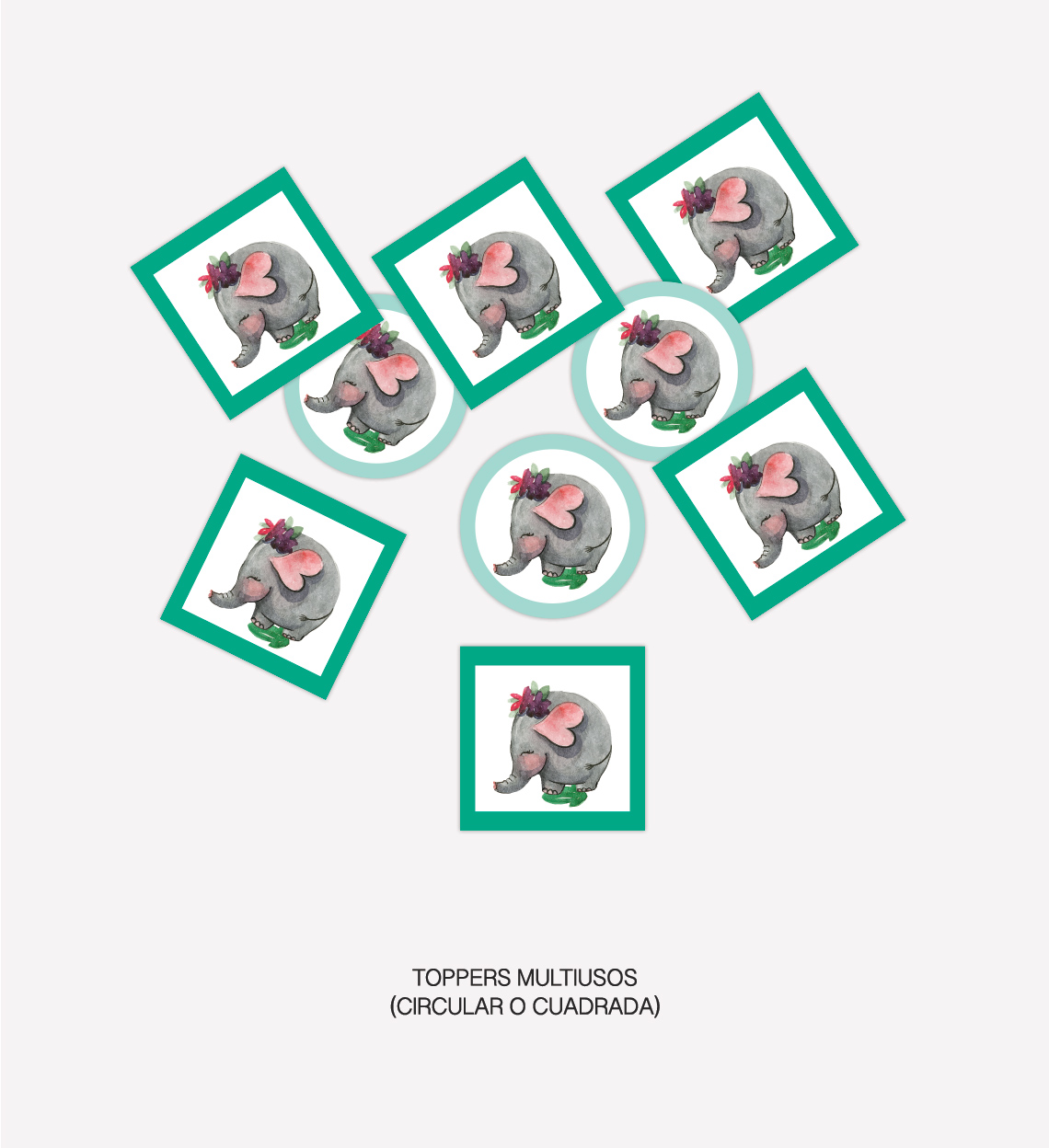 Kit Completo Fiesta Baby Shower Manny - Imagen 8